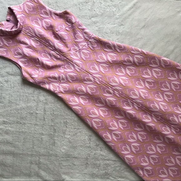 Vintage Dresses & Skirts - VTG 70s TeJo of California Sleeveless Tulip Maxi Dress Mock Neck Purple